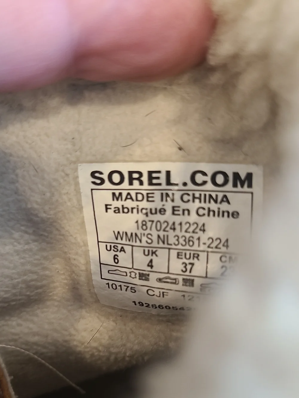 Sorel Joan of Arctic Wedge II Cozy  Size 6